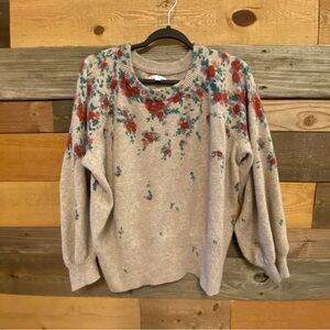 💝3/$20 NWOT LC Lauren Conrad floral sweater